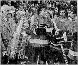 Old Images of Philadelphia - On this day in 1975, Flyers goaltender Bernie  Parent blanks the Buffalo Sabres 2-0 in Game 6 of the Stanley Cup Finals.  He becomes first back-to-back winner
